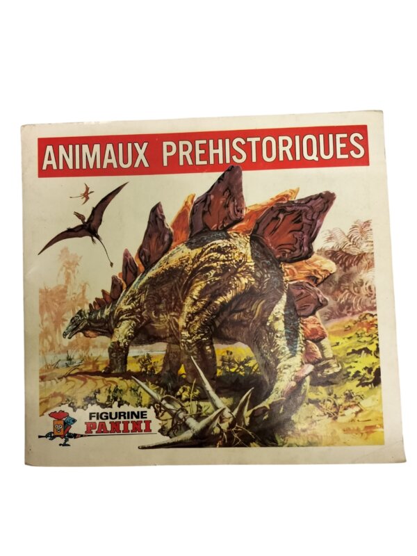album panini animaux préhistorique 1974 vintage