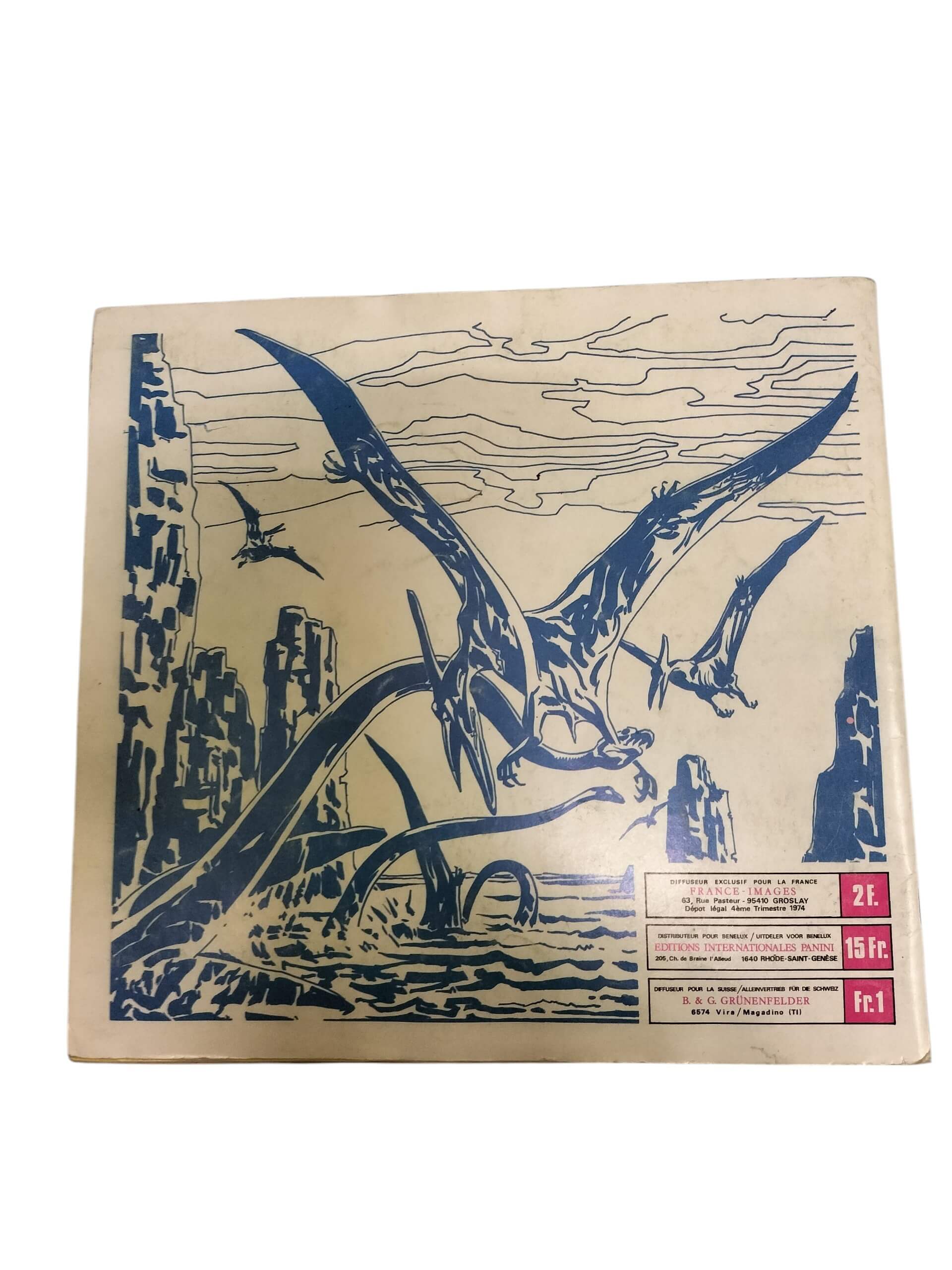 album panini animaux préhistorique 1974 vintage